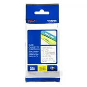 Tze-145 uzlīmju lente balts uz caurspīdīga 18Mm  Tze145 4977766684965