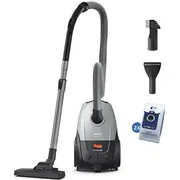 Vacuum Cleaner Philips Input power 850 W Dust capacity 3 L Cylinder vacuum Cleaning type Dry container bag Colour Black/Grey Xd2142/12  8720389068669