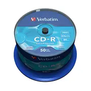 Verbatim Matricas Cd-R 700Mb 1X-52X Extra Protection 50 Pack Spindle  43351V 023942433514