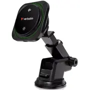 Verbatim Qi2 Magnētiskais Automašīnas Viedtālruņa Turētājs ar ātro bezvadu uzlādi  31860V 023942318606