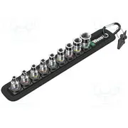 Wrench-Set 6-Angles,Socket spanner 1/4 9Pcs.  Wera.belt/A1 05003880001