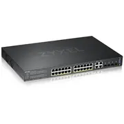 Zyxel Gs2220-28Hp,Eu Region,24-Port Gbe L2 Poe Switch With Uplink 1 Year Ncc Pro Pack License Bundled 5Y Warranty  Gs2220-28Hp-Eu0101F 4718937607488