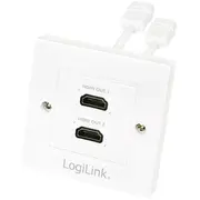 2Xhdmi socket  Ah0015 4052792008289 Amllignah15