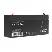 6V 3.2Ah akumulators  Agm Vrla 6 Volti, 3.2 ampērstundas Ah Klemmes tips T1 4.75Mm Csb-63.2 Agm14 5903317223948