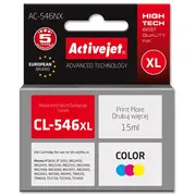 Activejet Ac-546Nx Printer Ink for Canon, Replacement Canon Cl-546Xl Supreme 15 ml colour, cyan, magenta, yellow  5901443123774 Expacjaca0182
