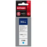 Activejet Ah-912Crx Ink Cartridge Replacement for Hp 912Xl 3Yl81Ae Premium 990 pages cyan  5901443119647 Expacjahp0336