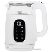 Adler Ad 1305 electric kettle white/silver  1305Ws 5905575907820 Agdadlcze0130