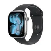 Apple Watch Series 11 Gps 46Mm Space Grey Aluminium Case with Black Sport Band - M/L  Mev44Wf/A 0195950631975 Wlononwcroky8