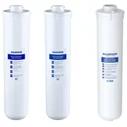 Aquaphor 2 rezerves kārtridžu komplekts K1/K2/K7Bm Ro sistēmām.  K1-K2-K7Bm 4744131015224 525960