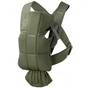 Babybjörn Baby ķengursoma Mini Woven, Dark green 021040  3021001-0406 7317680210401