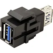 Bachmann Keystone Usb 3.0 coupler type A/A, black  917.120 4016514035632