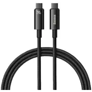 Baseus Cawj040101 Tungsten Gold Fast Charging Data Cable Usb-C - 240W 2M Black  6932172628833