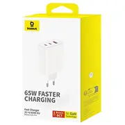 Baseus Os-Cube Pro 2Xusb-C / Usb Tīkla Lādētājs 65W  P10152301213-00 6932172641481