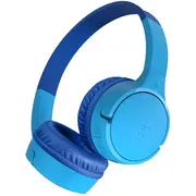 Belkin Soundform Mini - Kopfhörer mit Mikrofon On-Ear Bluetooth kabellos, kabelgebunden 3,5 mm Stecker Blau Aud002Btblv3  745883879540 880280