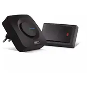 Bezvadu durvju zvans, melns, 230Vac, Emos  P5729B 8592920105948