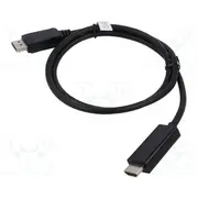 Cable Displayport plug,both sides 1.2 3M black  Ak-340303-030-S