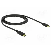 Cable Usb 2.0 B micro plug,USB C plug gold-plated 1M  Delock-83602 83602