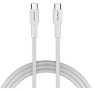 Canyon cable Onwire 60Cl C-C 60W Color Braided 1M White  Cnd-Ccap60Ab10W 5291485018634