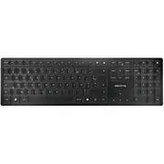 Cherry Kw 9100 Slim - Tastatur kabellos 2.4 Ghz, Bluetooth 4.0 Französisch Tastenschalter Sx Schwarz, Silber  Jk-9100Fr-2 4025112097188 2810734