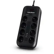 Cyberpower Tracer Iii P0820Suf0-Fr surge protector Black 8 Ac outlets 200 - 250 V 1.8 m  4712856275766 Lipcbplis0004