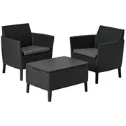Dārza mēbeļu komplekts Salemo Balcony Set pelēks  29205935939 8711245155302