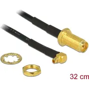 Delock Antenna Cable Rp-Sma Jack Bulkhead Gt Mmcx 90Deg Plug 320 mm  88936 4043619889365