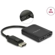 Delock Displayport 1.4 Splitter 1 x to 2 Mst  87768 4043619877683