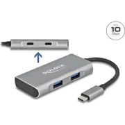 Delock External Usb 10 Gbps Type-CTrade Hub with 2 x Type-A and  63260 4043619632602