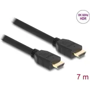 Delock High Speed Hdmi Cable 48 Gbps 8K 60 Hz black 7 m  82005 4043619820054