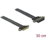 Delock Riser Card Pci Express x4 to with flexible cable 30 cm  85768 4043619857685