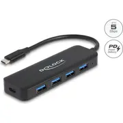 Delock Usb Type-CTrade Hub 4 Port 3.2 Gen 1 with Power Delivery 85 Watt  64170 4043619641703