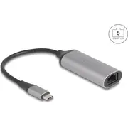 Delock Usb Type-CTrade Network Adapter 5 Gigabit Lan 1 x Rj45  81570 4043619815708