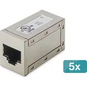 Digitus Cat6,ModularCouplers,Shielded - 5 pieces  At-Ag-8-8-C6S-5 4016032495017