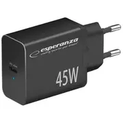 Esperanza Ezc108K Lādētājs Type C 45W  5901299960608