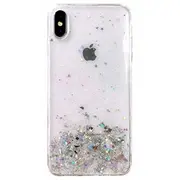 Fusion Glue Glitter Back Case Silikona Aizsargapvalks Priekš Apple iPhone 12 Pro Max Caurspīdīgs  Fsn-Gg-Iph-12Pm-Tr 4752243013151 39269097