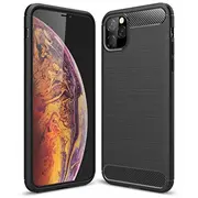 Fusion Trust Back Case Silikona Aizsargapvalks Priekš Apple iPhone 11 Pro Melns  Fsn-Bc-Trt-Iph11P-Bk 4752243001271 39269097