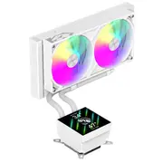 Gamemax Cpu Liquid Cooler  Glacier 240 Lcd Wh White 6931858754569