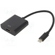 Gembird Usb Type C Male - Hdmi Female Black 4K  A-Cm-Hdmif-01