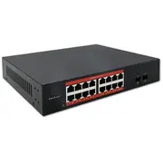 Qoltec Przełącznik sieciowy Switch Gigabit Ethernet  16X Rj45 2X Sfp 1000 Mb/S 52364 5901878523644 Wlononwcrozy3