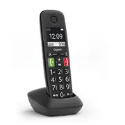 Gigaset E290Hx Analog/Dect telephone Caller Id Black  4250366856223 Wlononwcroxut
