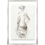 Glezna ar rāmi, 50X70Cm, sieviete šalli 2  87026 4741243870260