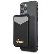 Guess Wallet Card Slot Guwmssaslbk Magsafe Saffiano black  Gue001304-0 3666339006785