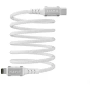 Havit Cb6298 - Magnetic Usb type C-Lightning cable, 1 m White  6939119077570 Akghavkab0013