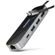 Hmc-6Gln multiport hub Usb-C Lan Hdmi Pd100W  8595247908674 Nuaxnus8Phm6Gln
