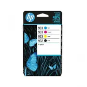 Hp 932/933 4-Pack 6Zc71Ae Ink Cartridge Multipack, Bk/C/M/Y  195122352240