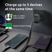 Intenso W100AccC520C Ātrās uzlādes Tīkla Lādētājs 100W  7810010 4034303036035