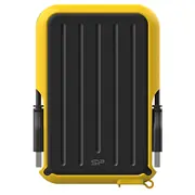Išorinis kietasis diskas Silicon Power A66 1Tb, Juodas, Geltonas  Sp010Tbphd66Ss3Y 4713436146193