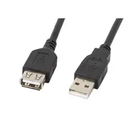 Kabel Lanberg Ca-Usbe-10Cc-0018-Bk Usb 2.0 M - F 1 8M kolor czarny  5901969413748 Aklagku00000026