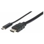 Kabelis Brackton Usb Type-C Male - Hdmi 4K 1.8M  Uh-42-01.8 4250923700488
