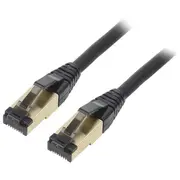 Kabelis Gembird S/ Ftp Cat. 8 Lszh Patch Cord Black 15 m  Pp8-Lszhcu-Bk-15M